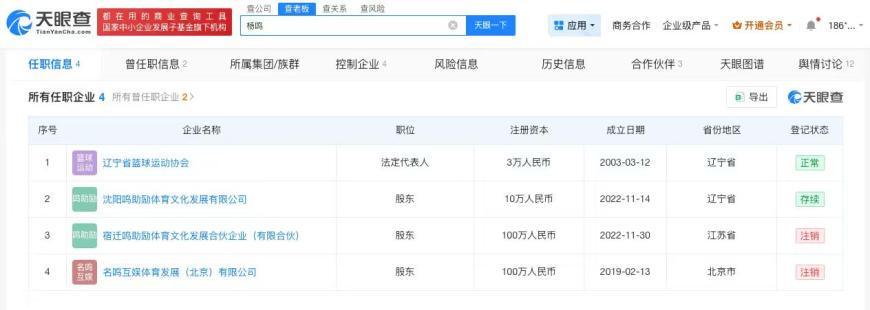 开云首页APP-杨鸣仍担任辽宁省篮协职务